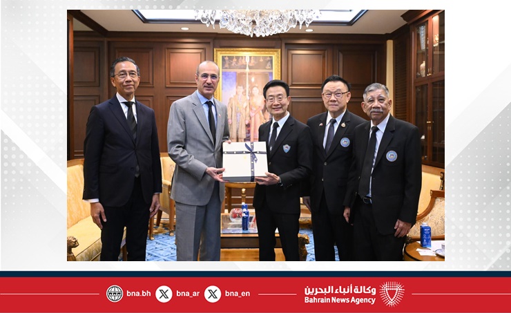 سفير مملكة البحرين لدى مملكة تايلند يلتقي نائب رئيس غرفة التجارة التايلندية رئيس لجنة العمل المعنية بالشرق الأوسط وأفريقيا