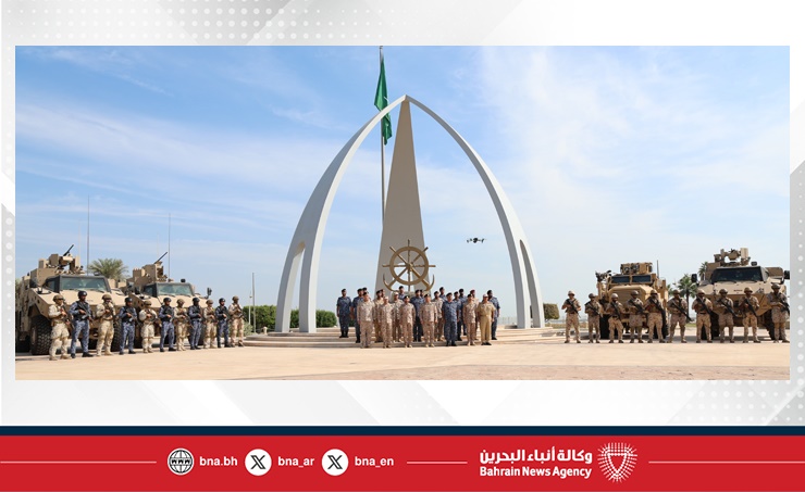 قوة دفاع البحرين ممثلة بسلاح البحرية الملكي البحريني تختتم التمرين البحري المشترك جسر 26