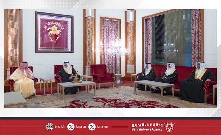 جلالة الملك المعظم يستقبل صاحب السمو الملكي الأمير تركي بن محمد بن فهد بن عبد العزيز آل سعود