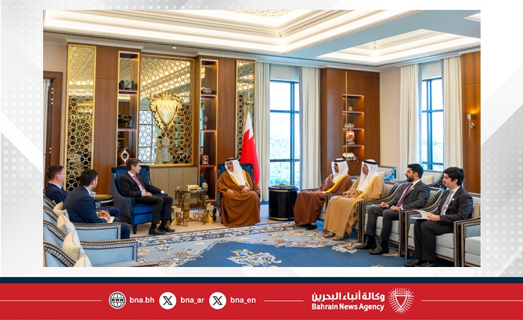 سمو ولي العهد رئيس مجلس الوزراء يستقبل سفير جمهورية ألمانيا الاتحادية لدى مملكة البحرين بمناسبة تعيينه سفيرا لبلاده لدى المملكة