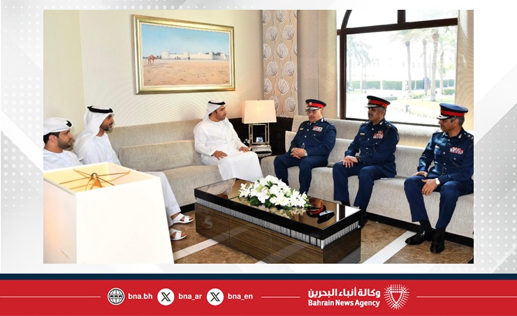 رئيس الأمن العام يستقبل المفتش العام بوزارة الداخلية الإماراتية ورئيس الإنتربول