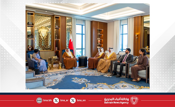 سمو ولي العهد رئيس مجلس الوزراء يستقبل سفيرة جمهورية سريلانكا الديمقراطية الاشتراكية بمناسبة تعيينها سفيرة لبلادها لدى مملكة البحرين