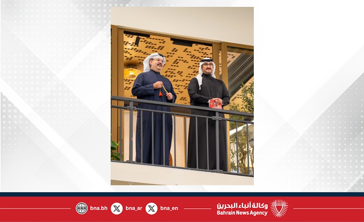 سمو الشيخ عيسى بن سلمان بن حمد يشهد الجولة الثانية لبطولة البحرين الدولية