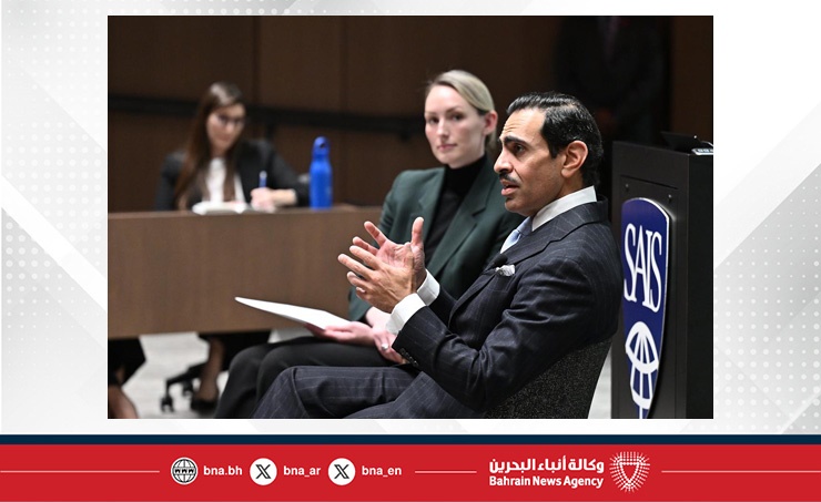 سفير مملكة البحرين لدى الولايات المتحدة الأمريكية يشارك في جلسة حوارية بالتعاون مع جامعة جونز هوبكنز