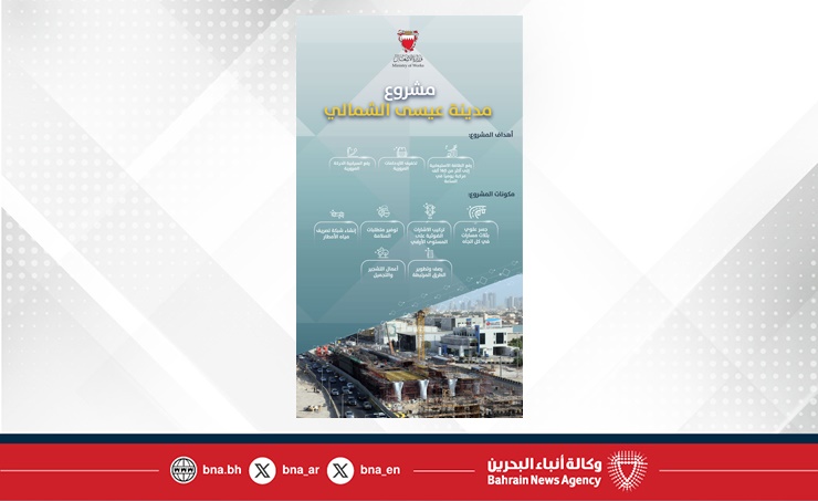 خلال زيارة ميدانية للوقوف على مستجدات المشروع..وكيل وزارة الأشغال: البدء في صب أسطح جسر تقاطع مدينة عيسى الشمالي