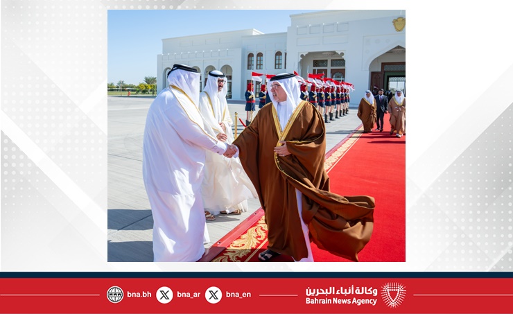 سمو ولي العهد رئيس مجلس الوزراء يغادر أرض الوطن متوجها إلى دولة قطر في زيارة أخوية