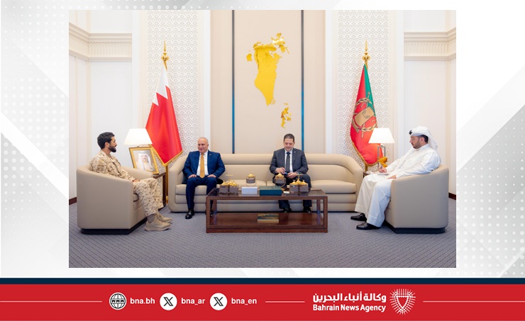 سمو الشيخ ناصر بن حمد آل خليفة يستقبل سفير دولة فلسطين لدى مملكة البحرين