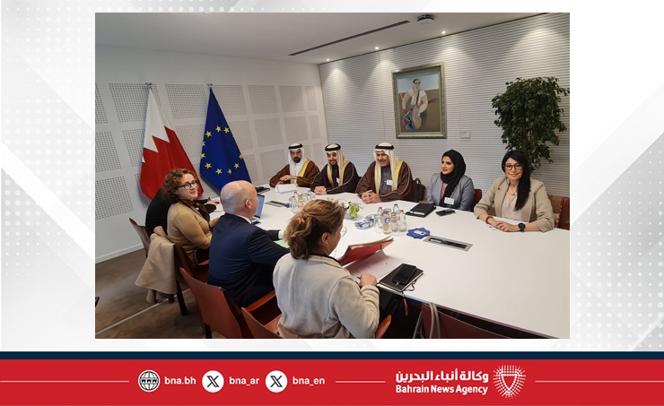 الوفد النيابي يبحث التعاون مع البرلمان الأوروبي في بروكسل