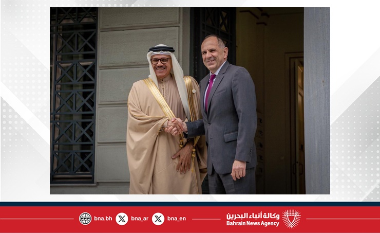 وزير الخارجية يعقد جلسة مباحثات مع وزير الخارجية في جمهورية اليونان