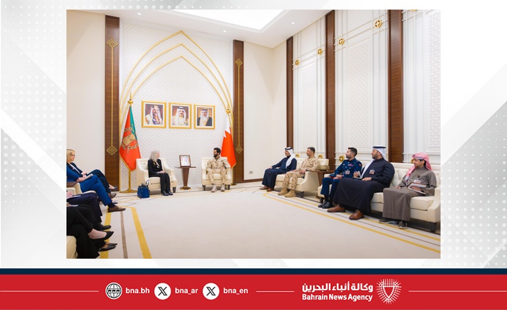 سمو الشيخ ناصر بن حمد آل خليفة يستقبل وكيل وزارة الخارجية الأمريكية للشؤون السياسية