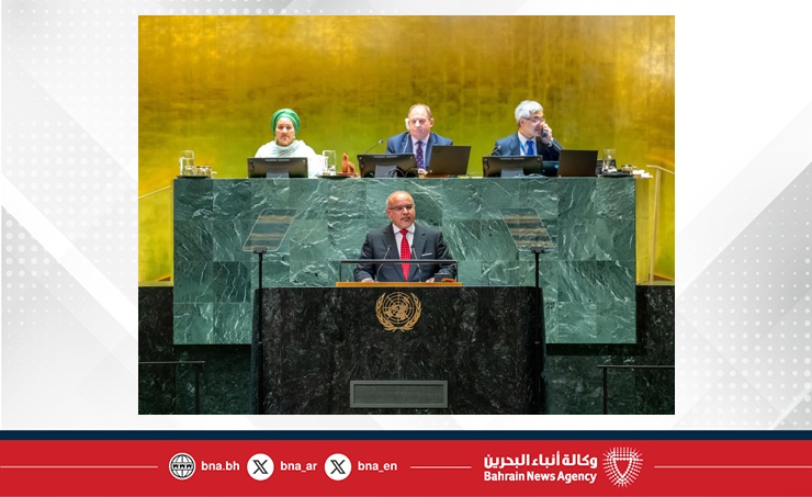HRH the Crown Prince and Prime Minister delivers a speech at the UNGA 79