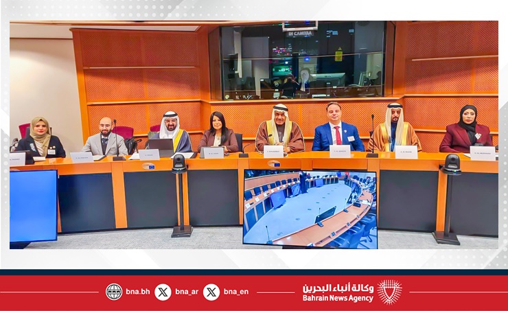 الوفد النيابي البحريني يؤكد في بروكسل أهمية تطوير الشراكات البرلمانية والأمنية والاقتصادية مع الاتحاد الأوروبي