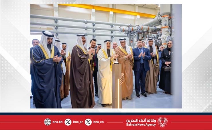 احتفاء بعام عيسى الكبير.. ونيابة عن سمو ولي العهد رئيس مجلس الوزراء.. الشيخ خالد بن عبد الله يفتتح بالجسرة أكبر محطة نقل كهرباء في تاريخ تطوير الشبكة الوطنية