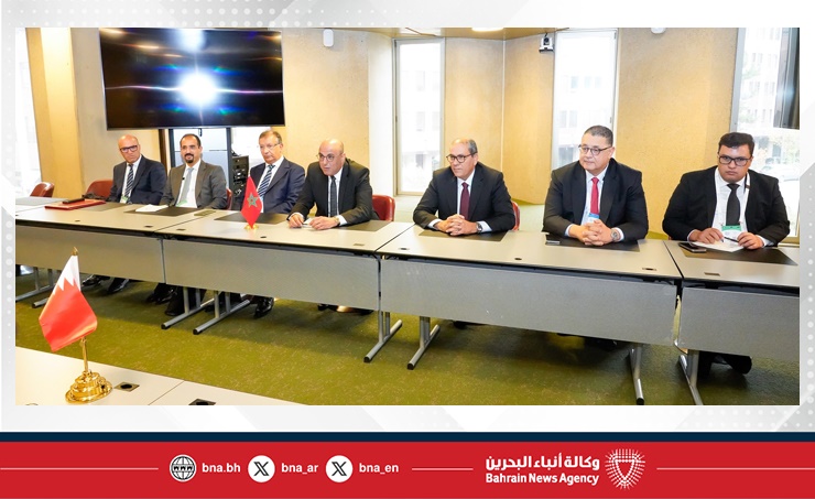 خلال لقائه رئيس المستشارين المغربي على هامش اجتماعات البرلماني الدولي بـ جنيفرئيس مجلس النواب: العلاقات البحرينية المغربية تتميز بعمق تاريخي وروابط أخوية تحظى بدعم قيادتي المملكتين الشقيقتين خلال لقائه رئيس المستشارين المغربي على هامش اجتماعات البرلماني الدولي بـ جنيفرئيس مجلس النواب: العلاقات البحرينية المغربية تتميز بعمق تاريخي وروابط أخوية تحظى بدعم قيادتي المملكتين الشقيقتين