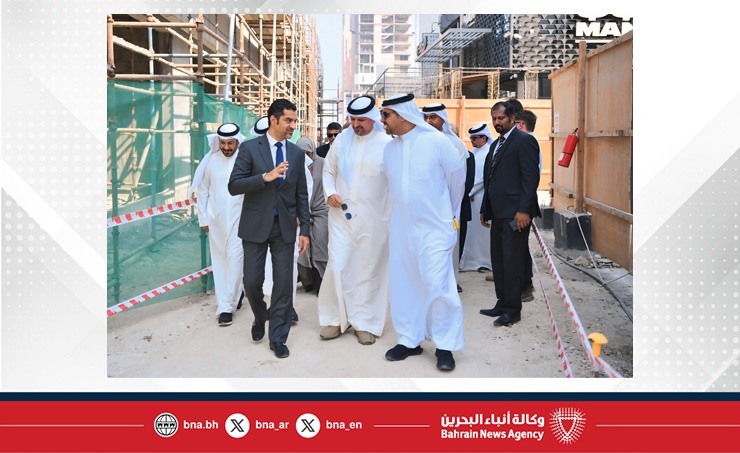 وزير البلديات والزراعة يتفقد مشروع سيف داون تاون ويؤكد أهميته في التنمية الحضرية
