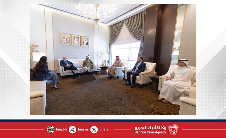 سمو الشيخ ناصر بن حمد آل خليفة يستقبل رئيس الدوري الإسباني لاليغا ويؤكد أهمية الشراكات الرياضية الدولية