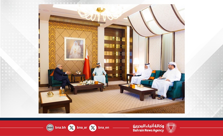 سمو الشيخ ناصر بن حمد آل خليفة يستقبل نائب وزير الخارجية الروسي ويؤكد عمق التعاون بين البلدين