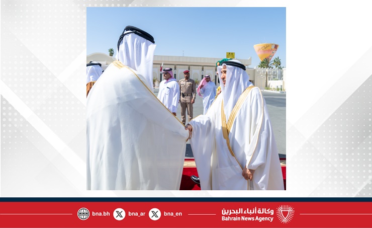 سمو ولي العهد رئيس مجلس الوزراء يصل إلى دولة قطر في زيارة أخوية