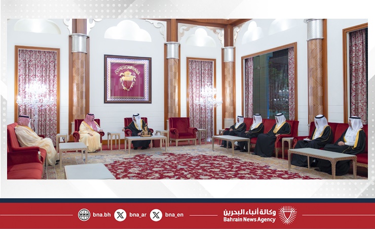 جلالة الملك المعظم يستقبل صاحب السمو الملكي الأمير تركي بن محمد بن فهد بن عبد العزيز آل سعود