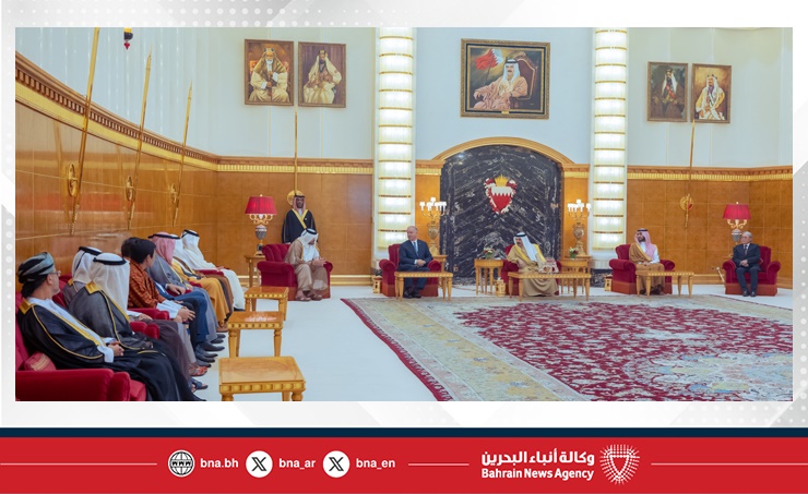 جلالة الملك المعظم يستقبل كبار المدعوين ورؤساء الوفود المشاركة في دورة الألعاب الآسيوية الثالثة للشباب جلالة الملك المعظم يستقبل كبار المدعوين ورؤساء الوفود المشاركة في دورة الألعاب الآسيوية الثالثة للشباب