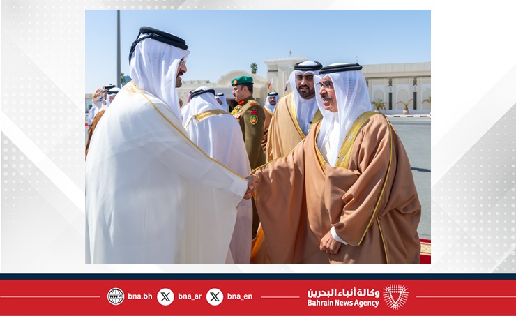 سمو ولي العهد رئيس مجلس الوزراء يصل إلى دولة قطر في زيارة أخوية