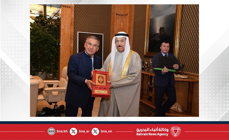 رئيس جمهورية تتارستان الروسية يستقبل رئيس المجلس الأعلى للشؤون الإسلامية