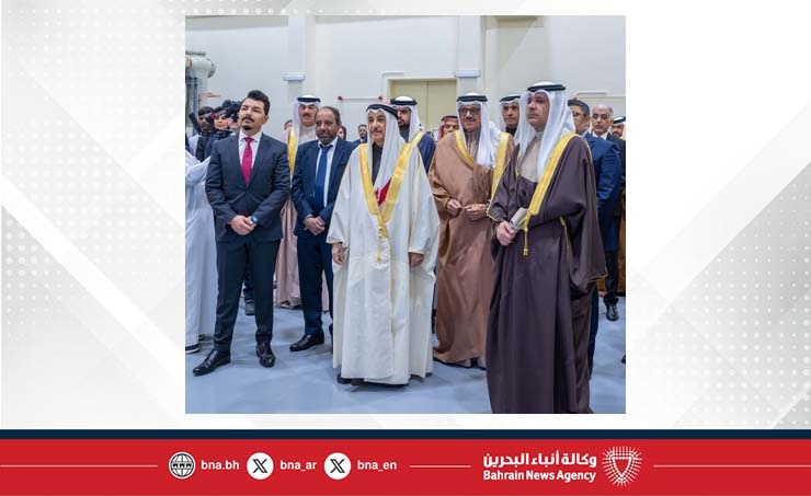 احتفاء بعام عيسى الكبير.. ونيابة عن سمو ولي العهد رئيس مجلس الوزراء.. الشيخ خالد بن عبد الله يفتتح بالجسرة أكبر محطة نقل كهرباء في تاريخ تطوير الشبكة الوطنية