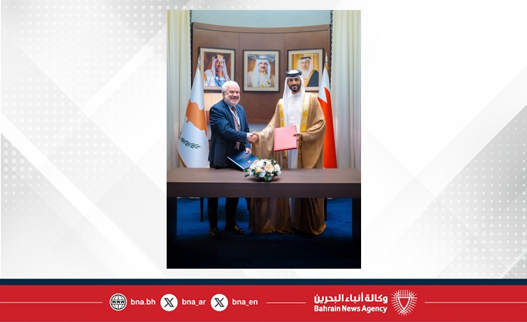 سمو الشيخ ناصر بن حمد آل خليفة يوقع مذكرة تفاهم أمنية مع مجلس الأمن القومي القبرصي