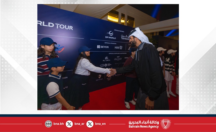 جلالة الملك المعظم ينيب سمو الشيخ ناصر بن حمد آل خليفة لحضور حفل افتتاح بطولة بابكو إنرجيز البحرين للجولف