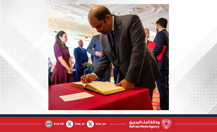 في إطار الزيارة الرسمية لسمو ولي العهد رئيس مجلس الوزراء إلى المملكة المتحدة.. وزير المالية والاقتصاد الوطني يلتقي عمدة الحي المالي لمدينة لندن