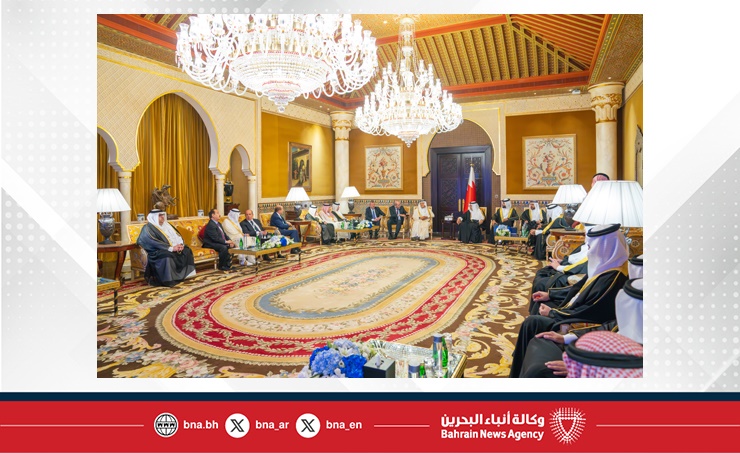 سمو ولي العهد نائب القائد الأعلى للقوات المسلحة رئيس مجلس الوزراء: مملكة البحرين بقيادة جلالة الملك المعظم ماضية في نهجها الثابت الرامي إلى توطيد أواصر التعاون العربي