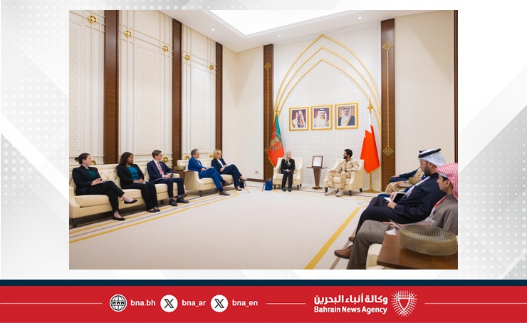 سمو الشيخ ناصر بن حمد آل خليفة يستقبل وكيل وزارة الخارجية الأمريكية للشؤون السياسية