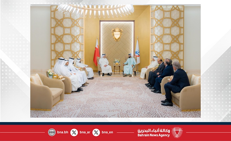 استقبل السيد أحمد العيدان الرئيس التنفيذي لشركة نفط الكويت.. ناصر بن حمد: تعاون دائم مع "نفط الكويت" في قطاع الطاقة