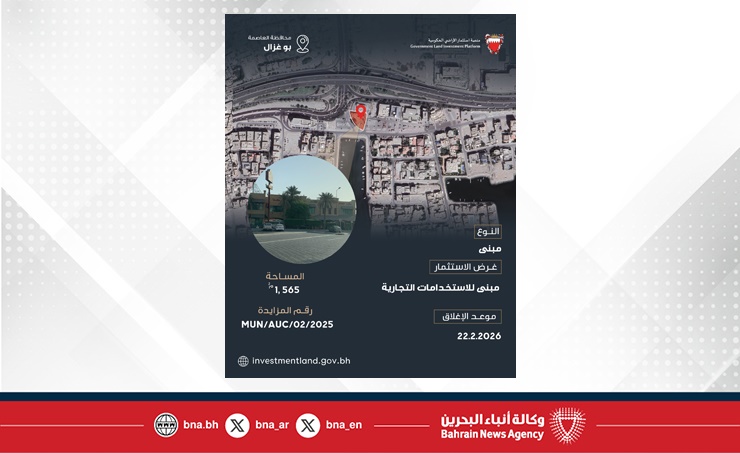 بالتزامن مع معرض سيتي سكيب البحرين 2025.. رئيس لجنة استثمار الأراضي الحكومية: طرح 10 فرص استثمارية جديدة عبر منصة استثمار الأراضي الحكومية