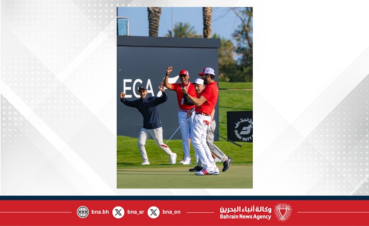 سمو الشيخ ناصر بن حمد آل خليفة يشارك في بطولة هيرو دبي ديزرت كلاسيك للجولف