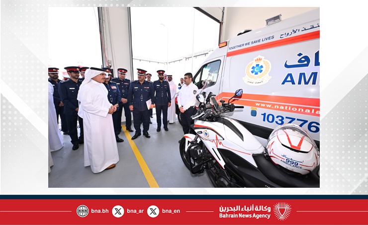 خلال افتتاحه مركز الدفاع المدني الجديد بالرفاع.. وزير الداخلية يشيد بدور الدفاع المدني في حماية الأرواح وتعزيز السلامة العامة ويؤكد أهمية برامج التوعية المجتمعية في بناء مجتمع آمن قائم على الشراكة المجتمعية