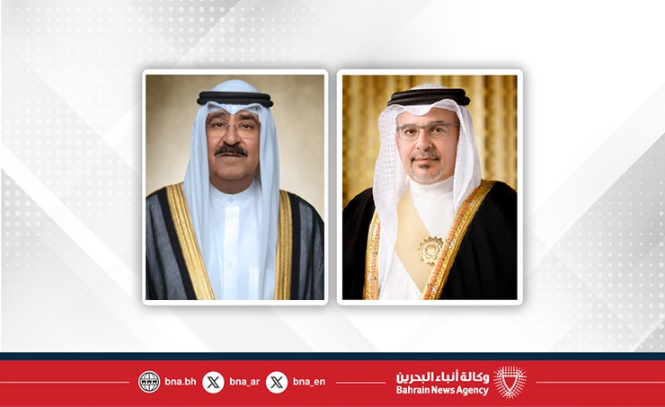 سمو ولي العهد رئيس مجلس الوزراء يعزي أمير دولة الكويت في وفاة الشيخ علي عبدالله الخليفة الصباح