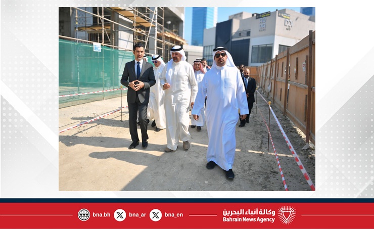 وزير البلديات والزراعة يتفقد مشروع سيف داون تاون ويؤكد أهميته في التنمية الحضرية