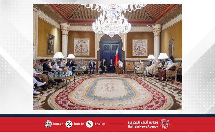 سمو ولي العهد نائب القائد الأعلى للقوات المسلحة رئيس مجلس الوزراء: العلاقات التاريخية المتينة التي تربط بين مملكة البحرين والمملكة المتحدة الصديقة تستند في تطورها إلى أسس راسخة ومتجذرة من التعاون البناء والشراكة الممتدة