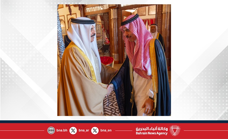 جلالة الملك المعظم يستقبل وزير الخارجية بالمملكة العربية السعودية الشقيقة