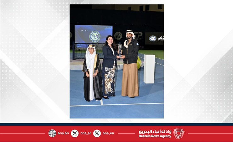 اختتام بطولة البحرين المفتوحة ATP تشالنجر للتنس بحضور سمو وزير ديوان رئيس مجلس الوزراء.. وزير الداخلية يشيد بالرعاية الملكية للقطاع الرياضي ودورها في تعزيز مكانة البحرين على الخارطة الرياضية العالمية