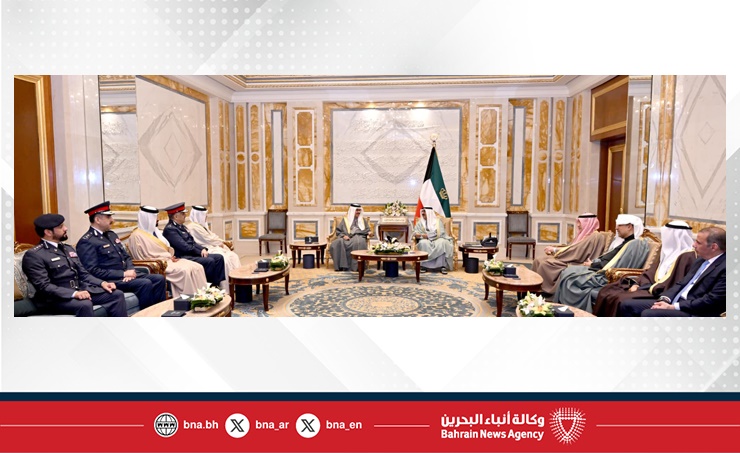 أمير دولة الكويت يستقبل وزير الداخلية