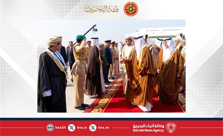 جلالة سلطان عمان يصل إلى مملكة البحرين للمشاركة في أعمال الدورة السادسة والأربعين للمجلس الأعلى لمجلس التعاون لدول الخليج العربية