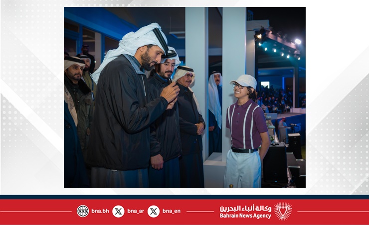 جلالة الملك المعظم ينيب سمو الشيخ ناصر بن حمد آل خليفة لحضور حفل افتتاح بطولة بابكو إنرجيز البحرين للجولف