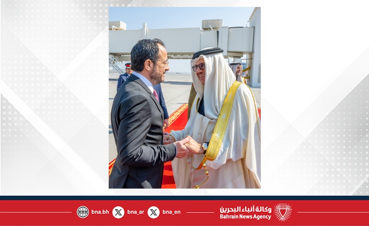 مغادرة الرئيس القبرصي في ختام زيارة لمملكة البحرين