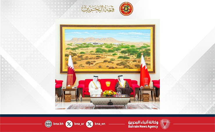 رئيس مجلس الوزراء وزير الخارجية بدولة قطر يصل إلى مملكة البحرين للمشاركة في أعمال الدورة السادسة والأربعين للمجلس الأعلى لمجلس التعاون لدول الخليج العربية
