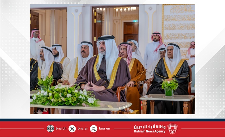 جلالة الملك المعظم ينيب سمو الشيخ عبدالله بن حمد لافتتاح جامع عيسى الكبير في مدينة المحرق