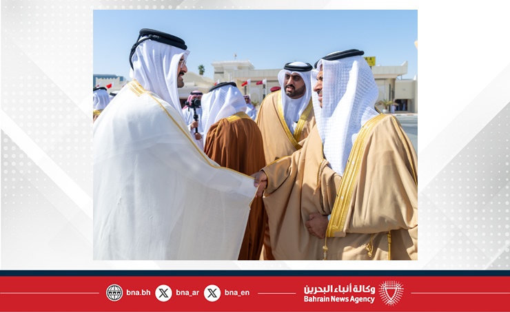 سمو ولي العهد رئيس مجلس الوزراء يصل إلى دولة قطر في زيارة أخوية