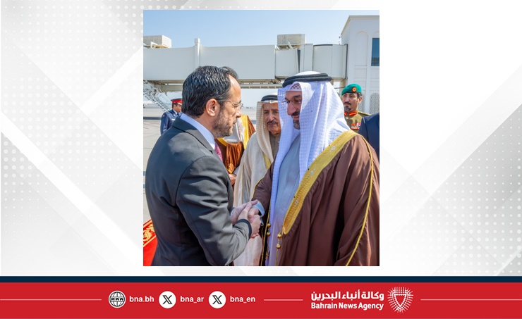 مغادرة الرئيس القبرصي في ختام زيارة لمملكة البحرين