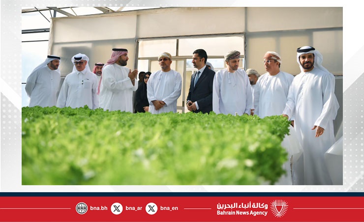 على هامش معرض البحرين الدولي (مراعي 2025).. وزير شؤون البلديات والزراعة ووزير الثروة الزراعية العماني ووفود خليجية يزورون مشروع زراعة أشجار القرم في (جيبك) وشركة مزارع الجزيرة